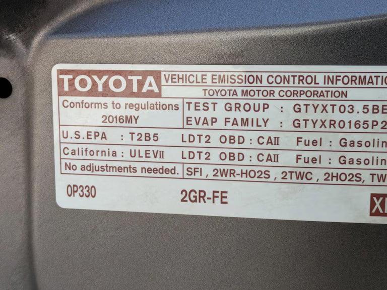 2016 Toyota Highlander XLE V6 - 122,809 Miles