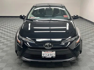 2025 Toyota Corolla LE - 806 Miles - Midnight Black Metallic - Stock #1PS6688