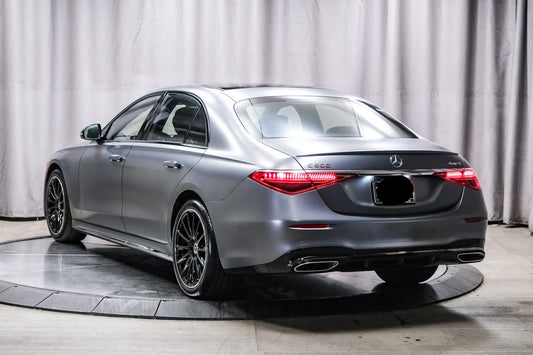 4,549 Miles - Certified Pre-Owned 2023 Mercedes-Benz S 500 Sedan AWD 4MATIC® - MANUFAKTUR Selenite Grey Magno/Black