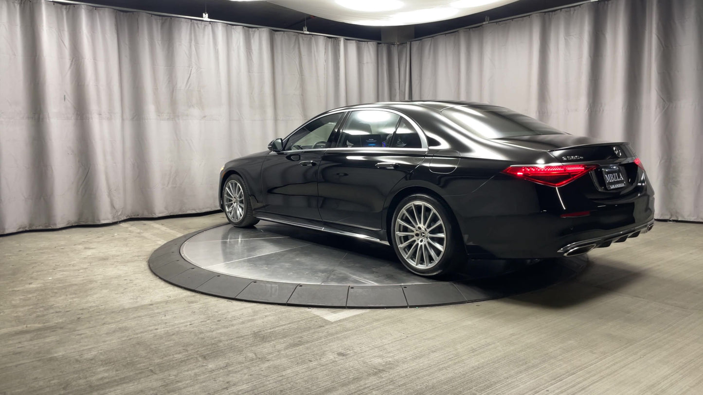 2023 Mercedes-Benz S 580e Sedan AWD 4MATIC® - Black/Black 7,806 Miles - Certified Pre-Owned