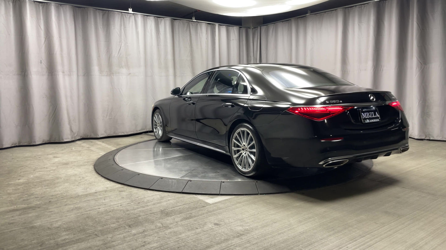 2023 Mercedes-Benz S 580e Sedan AWD 4MATIC® - Black/Black 7,806 Miles - Certified Pre-Owned