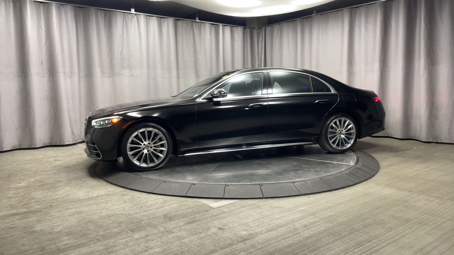 2023 Mercedes-Benz S 580e Sedan AWD 4MATIC® - Black/Black 7,806 Miles - Certified Pre-Owned