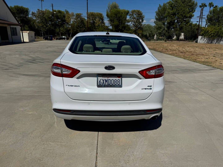 Used 2014 Ford Fusion Hybrid SE Sedan - White Platinum Metallic - 143,145 Miles