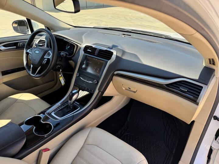 Used 2014 Ford Fusion Hybrid SE Sedan - White Platinum Metallic - 143,145 Miles