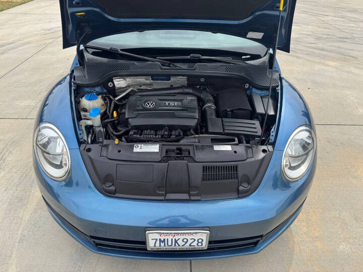 Used 2016 Volkswagen Beetle 1.8T Classic PZEV Hatchback - Silk Blue Metallic - 136,580 Miles