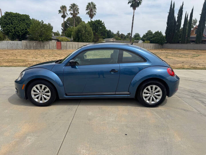 Used 2016 Volkswagen Beetle 1.8T Classic PZEV Hatchback - Silk Blue Metallic - 136,580 Miles