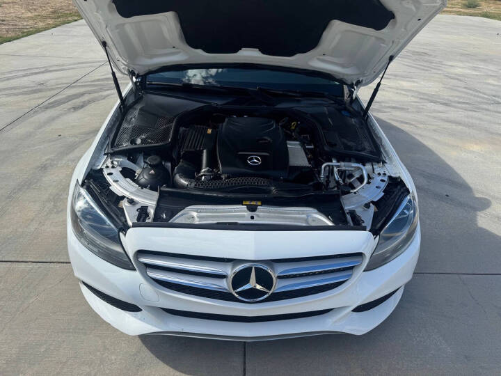 Used 2017 Mercedes-Benz C-Class C 300 Sport Sedan - Polar White - 160,993 Miles