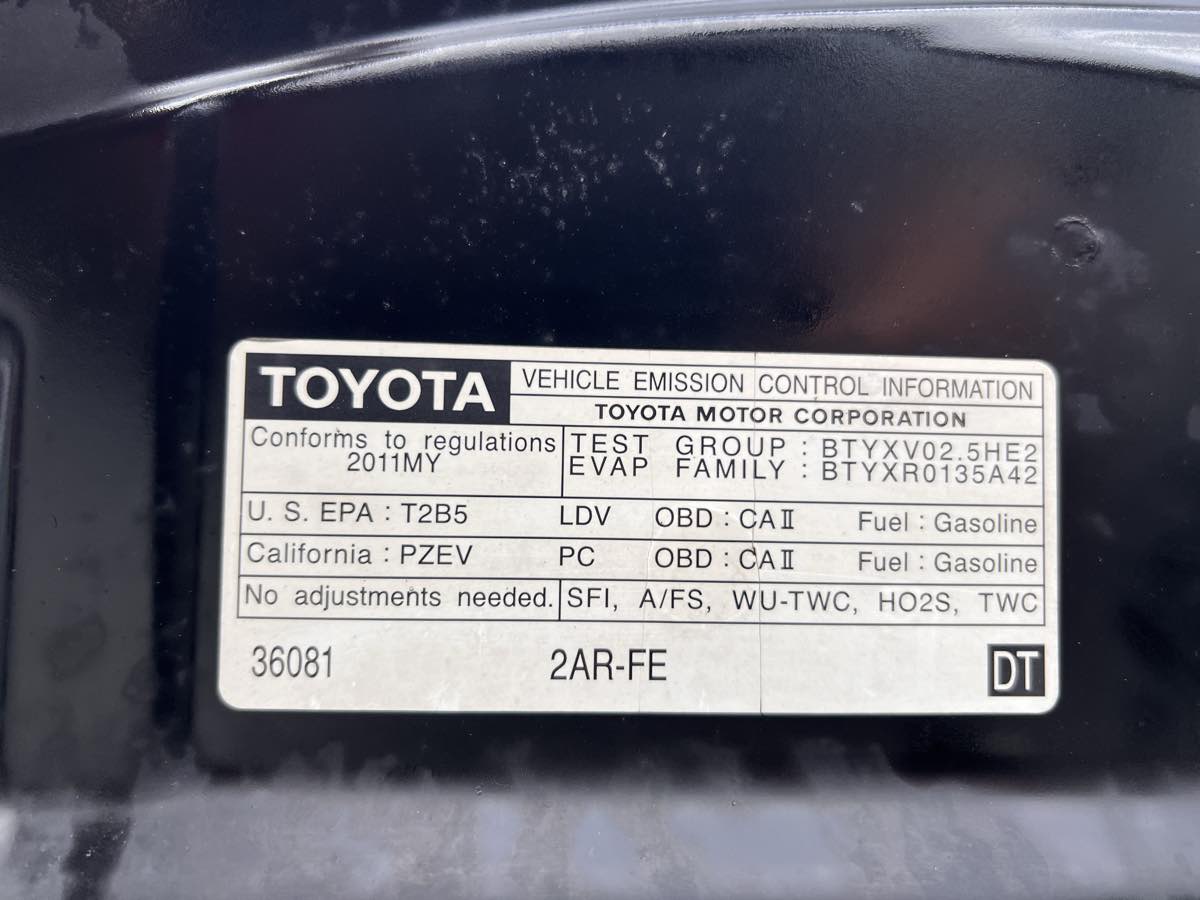 Used 2011 Toyota Camry LE Sedan - Black