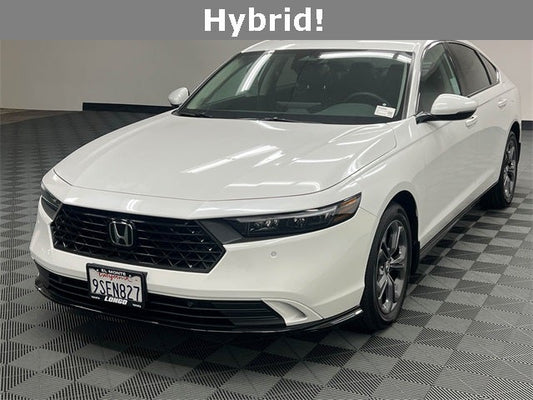 Used 2025 Honda Accord Hybrid EX-L Sedan - Platinum White Pearl - 7,030 Miles