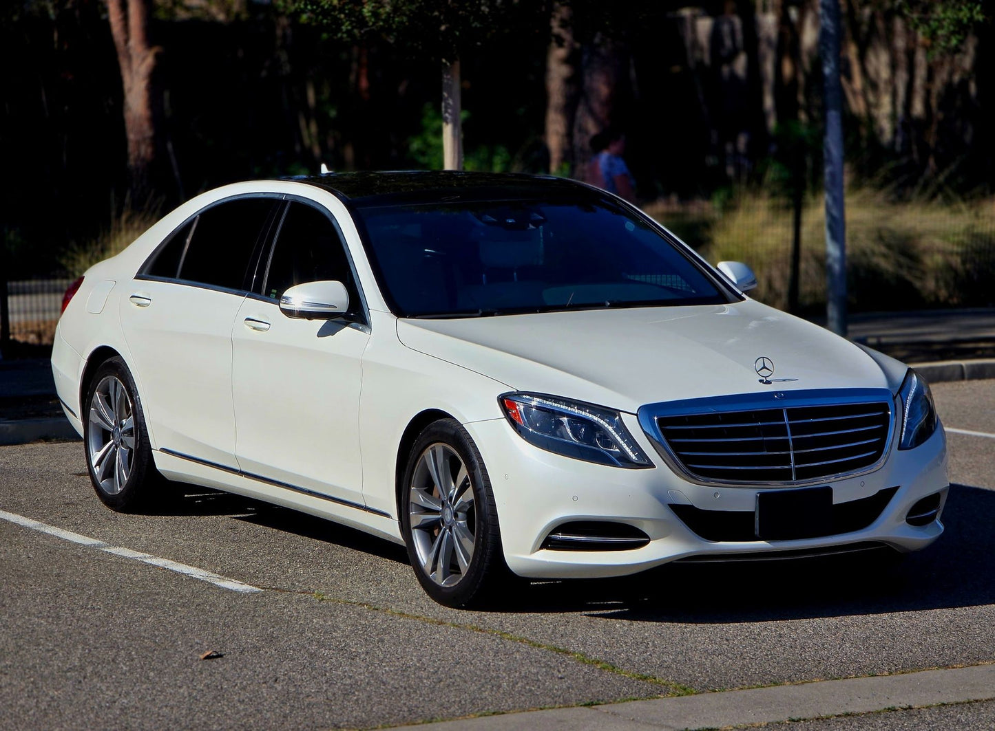 Used 2015 Mercedes-Benz S-Class S 550 Sedan - designo Magno Cashmere White - 178,359 Miles