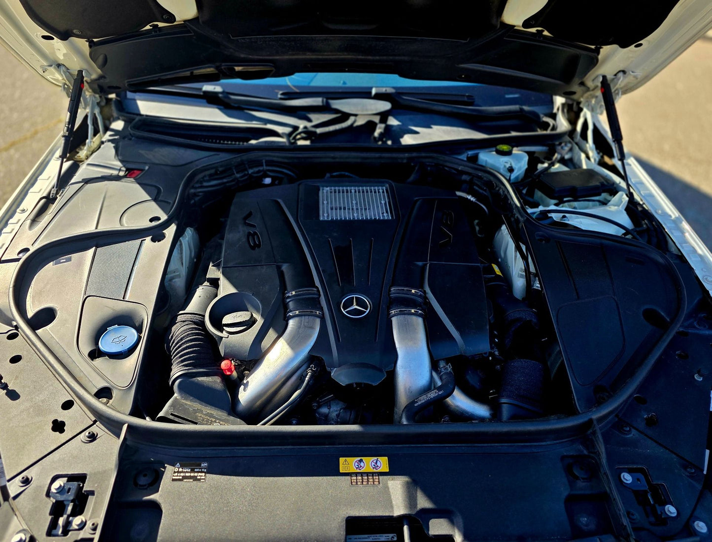 Used 2015 Mercedes-Benz S-Class S 550 Sedan - designo Magno Cashmere White - 178,359 Miles