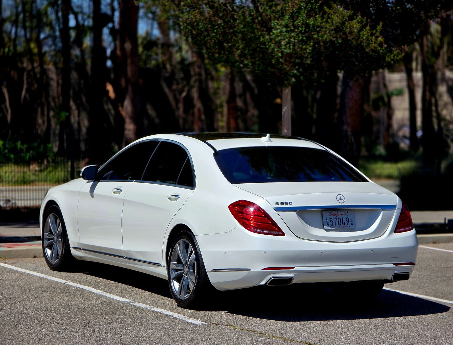 Used 2015 Mercedes-Benz S-Class S 550 Sedan - designo Magno Cashmere White - 178,359 Miles