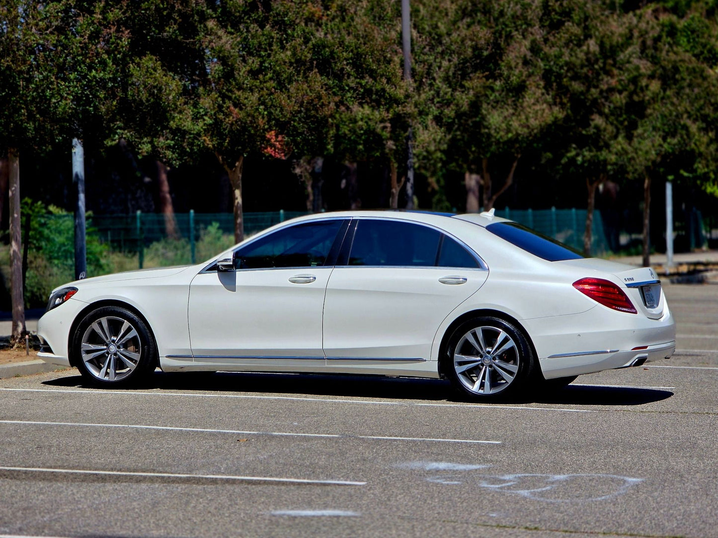 Used 2015 Mercedes-Benz S-Class S 550 Sedan - designo Magno Cashmere White - 178,359 Miles