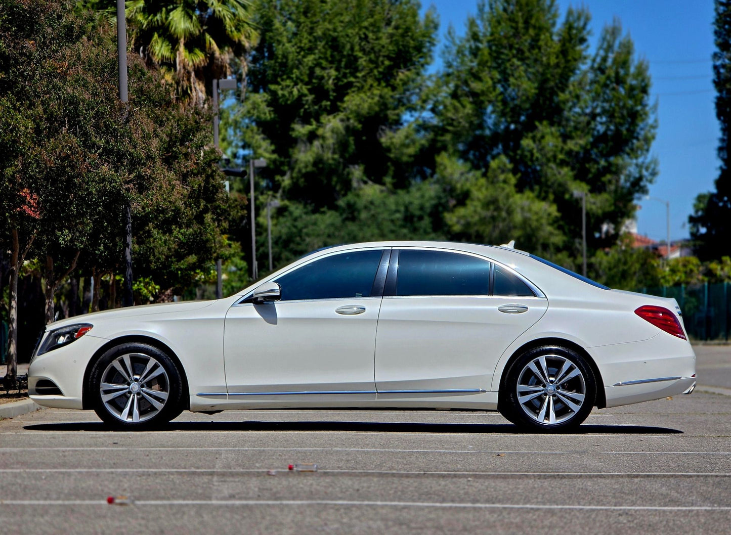Used 2015 Mercedes-Benz S-Class S 550 Sedan - designo Magno Cashmere White - 178,359 Miles
