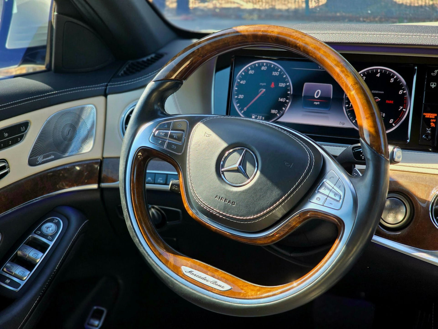 Used 2015 Mercedes-Benz S-Class S 550 Sedan - designo Magno Cashmere White - 178,359 Miles