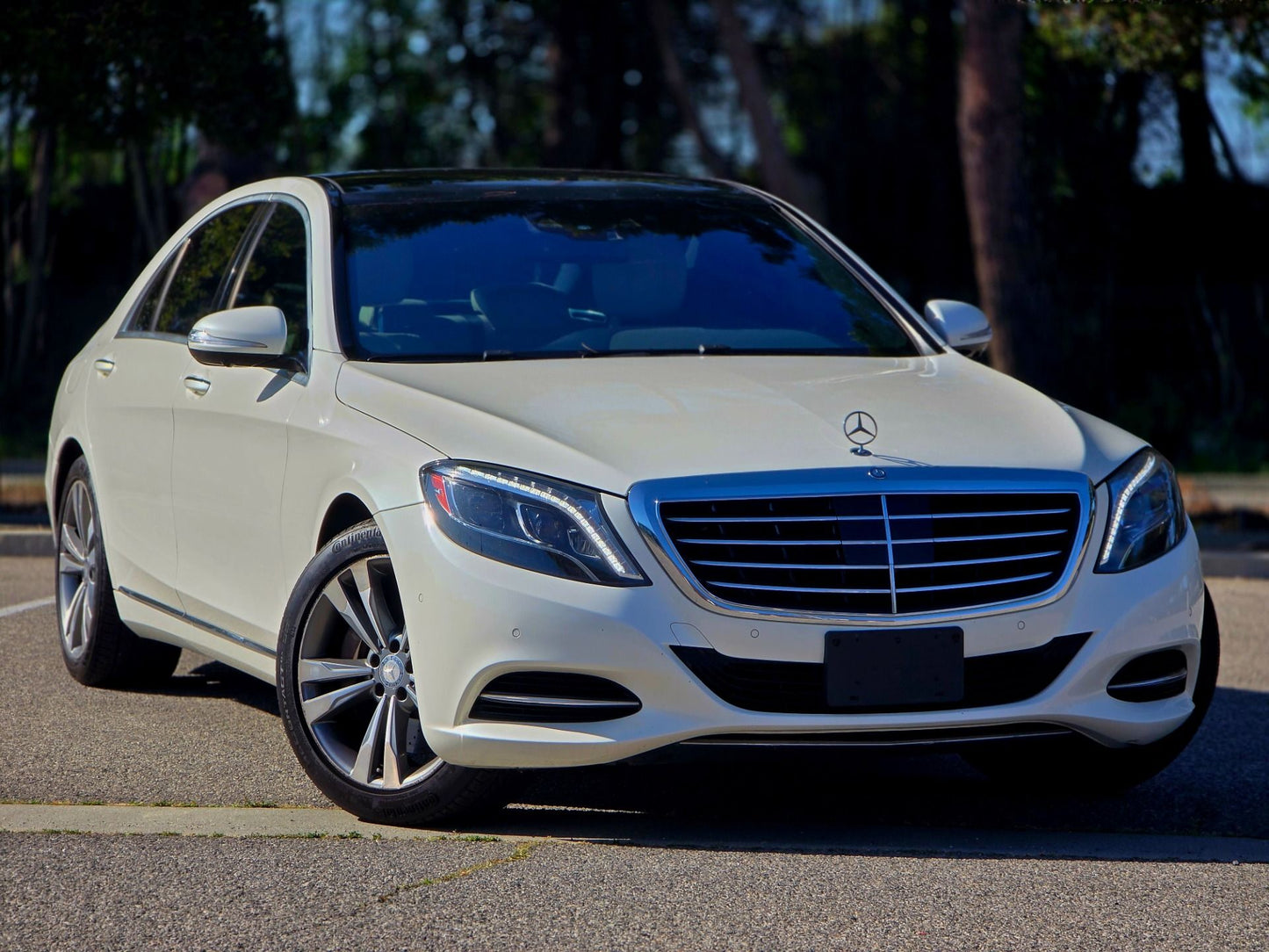 Used 2015 Mercedes-Benz S-Class S 550 Sedan - designo Magno Cashmere White - 178,359 Miles