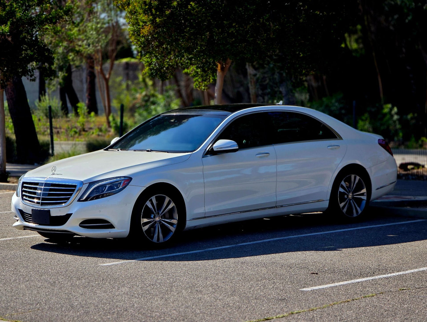 Used 2015 Mercedes-Benz S-Class S 550 Sedan - designo Magno Cashmere White - 178,359 Miles