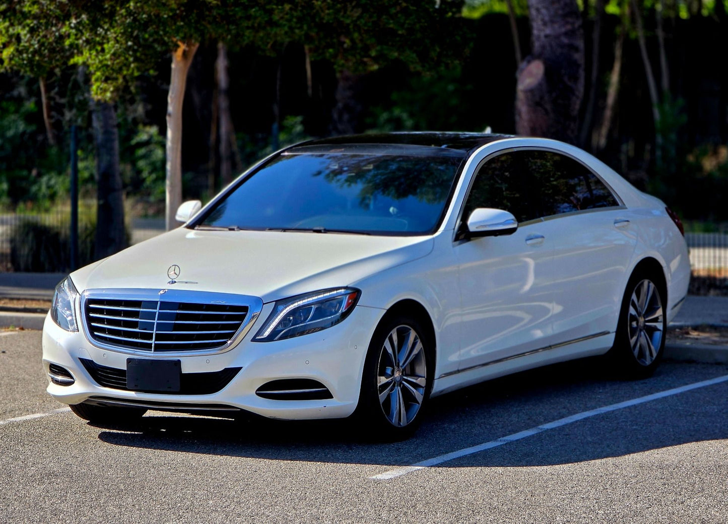 Used 2015 Mercedes-Benz S-Class S 550 Sedan - designo Magno Cashmere White - 178,359 Miles