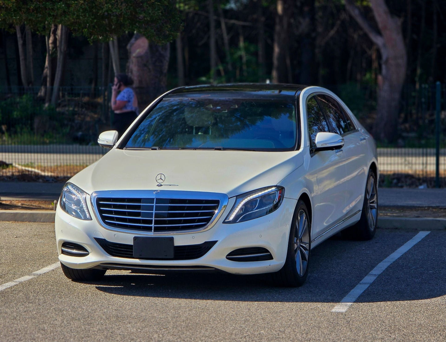 Used 2015 Mercedes-Benz S-Class S 550 Sedan - designo Magno Cashmere White - 178,359 Miles