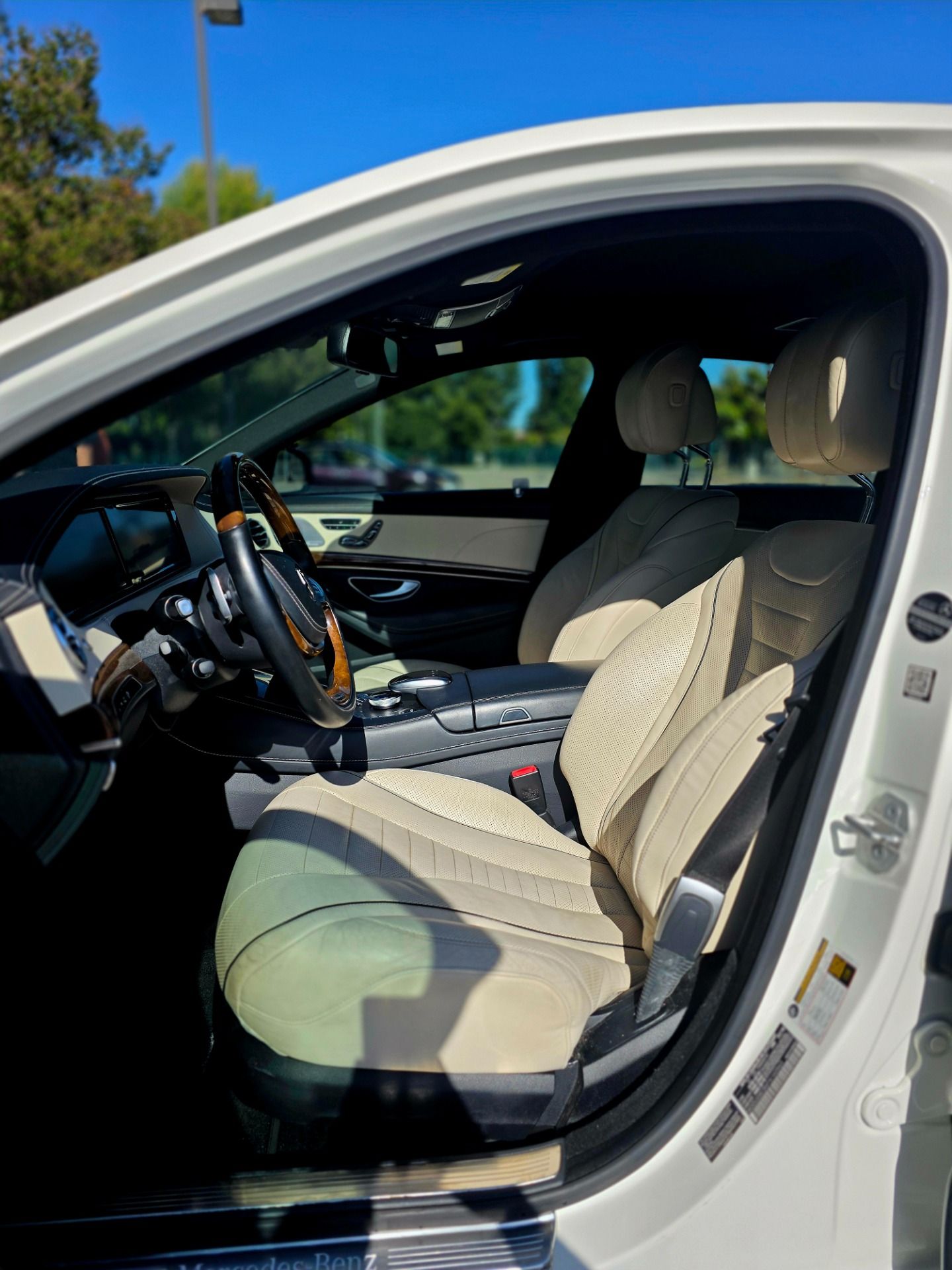 Used 2015 Mercedes-Benz S-Class S 550 Sedan - designo Magno Cashmere White - 178,359 Miles