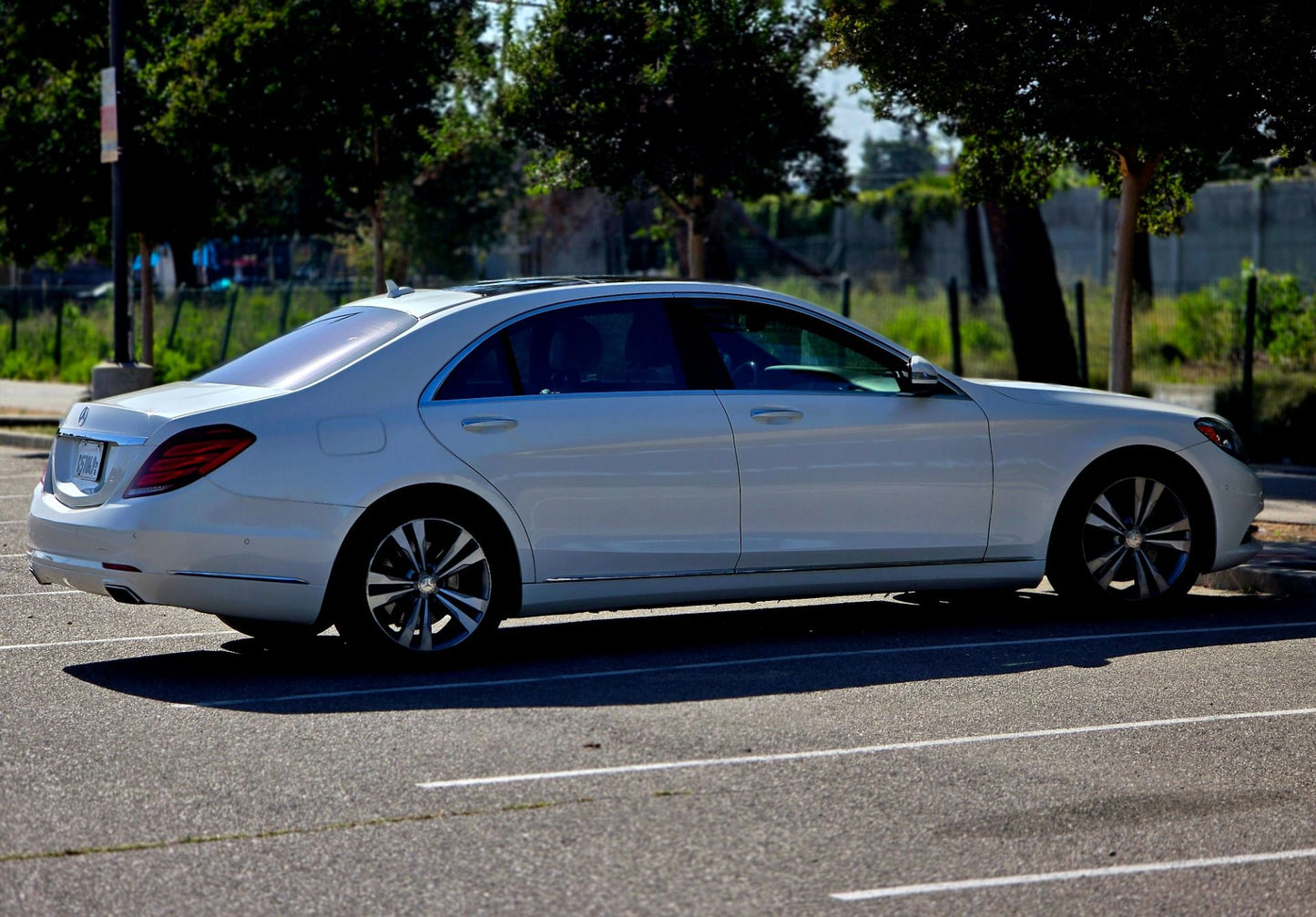 Used 2015 Mercedes-Benz S-Class S 550 Sedan - designo Magno Cashmere White - 178,359 Miles