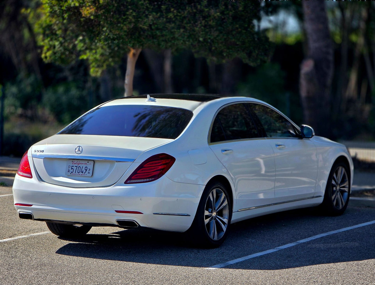 Used 2015 Mercedes-Benz S-Class S 550 Sedan - designo Magno Cashmere White - 178,359 Miles