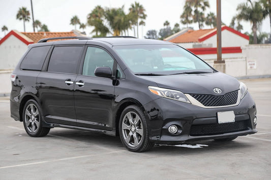 Used 2017 Toyota Sienna SE 8 Passenger Van - Midnight Black Metallic - 167,953 Miles