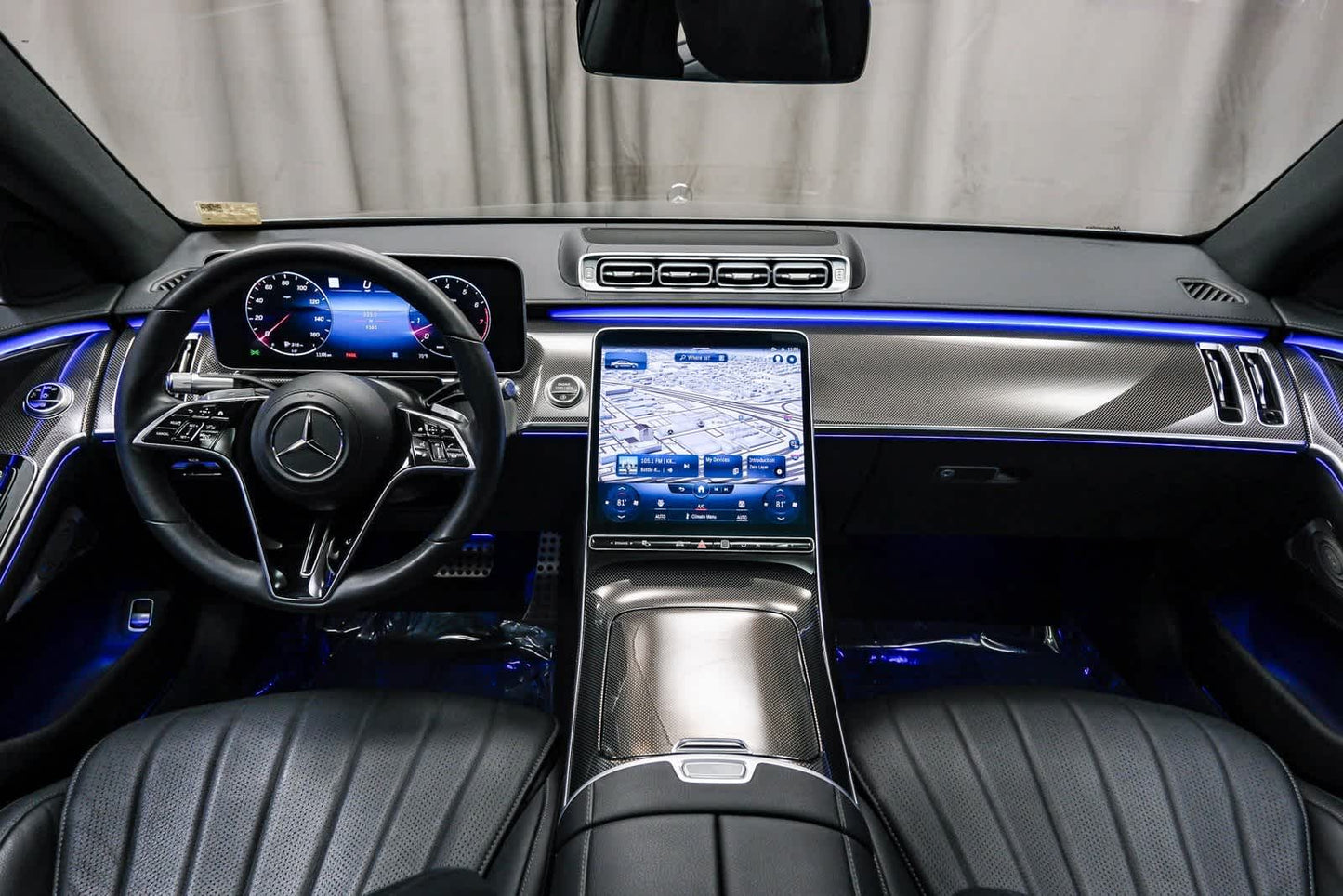 4,549 Miles - Certified Pre-Owned 2023 Mercedes-Benz S 500 Sedan AWD 4MATIC® - MANUFAKTUR Selenite Grey Magno/Black