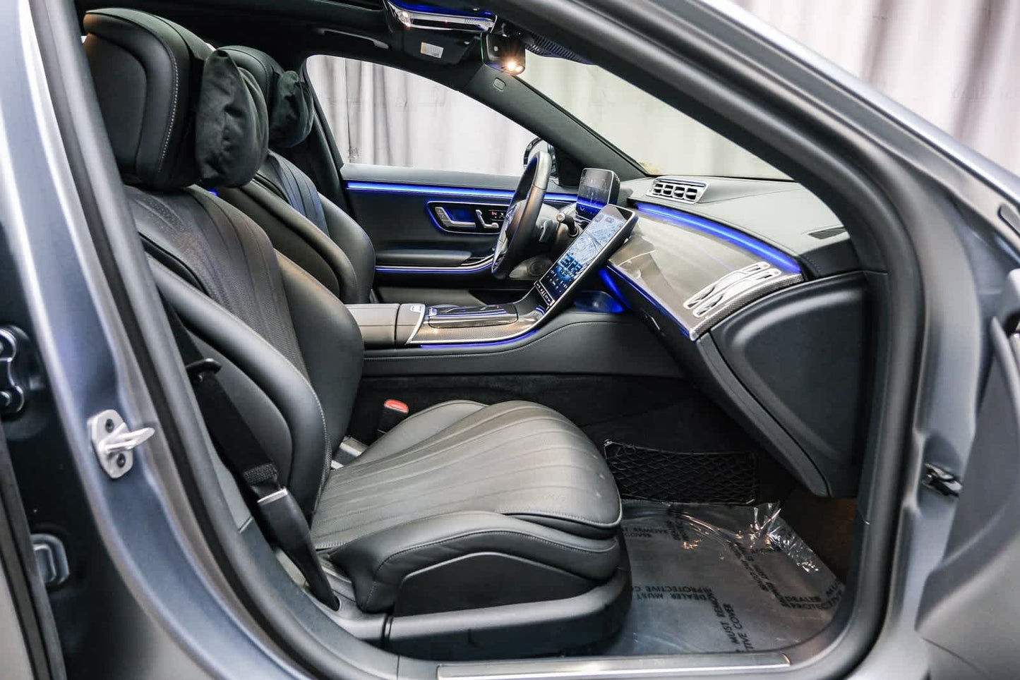 4,549 Miles - Certified Pre-Owned 2023 Mercedes-Benz S 500 Sedan AWD 4MATIC® - MANUFAKTUR Selenite Grey Magno/Black