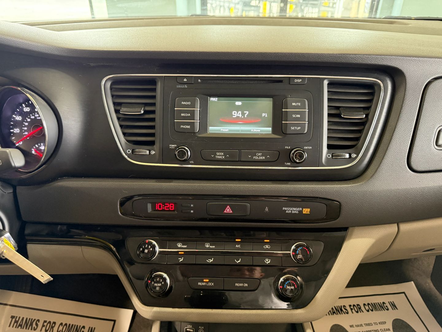 Used 2017 Kia Sedona LX Minivan - Silver - 93,234 Miles