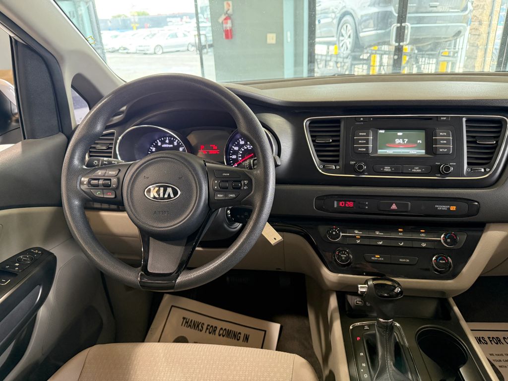 Used 2017 Kia Sedona LX Minivan - Silver - 93,234 Miles