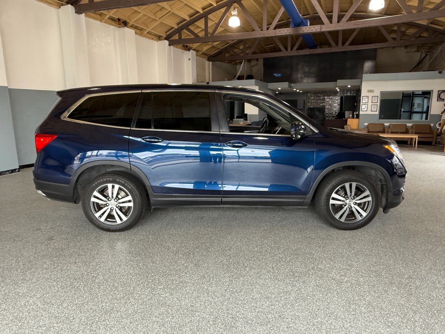 Used 2017 Honda Pilot EX with Honda Sensing SUV - Blue - 147,286 Miles